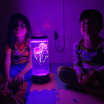 LED Jellyfish Aquarium Lamp Night Light USB Powered thumbnail