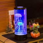 LED Jellyfish Aquarium Lamp Night Light USB Powered thumbnail