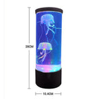 LED Jellyfish Aquarium Lamp Night Light USB Powered thumbnail